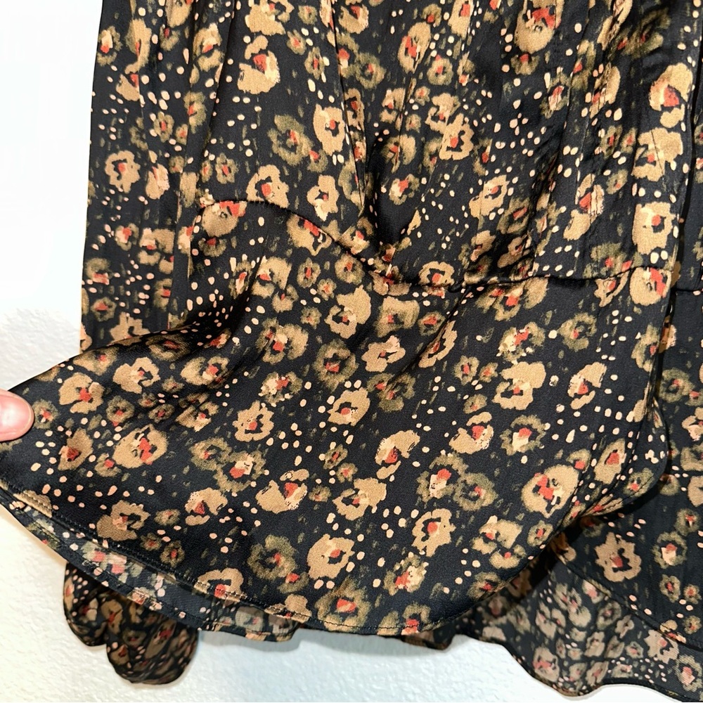 Free People Black Floral Blouse - Picture 7 of 12